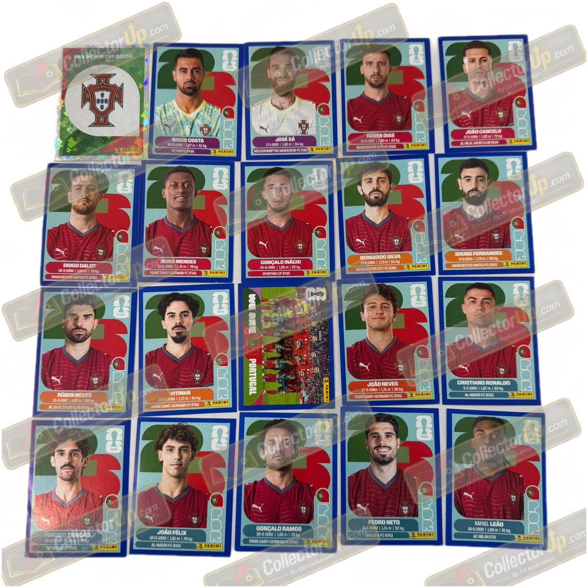 Portugal — Blue Parallel Full Team Set