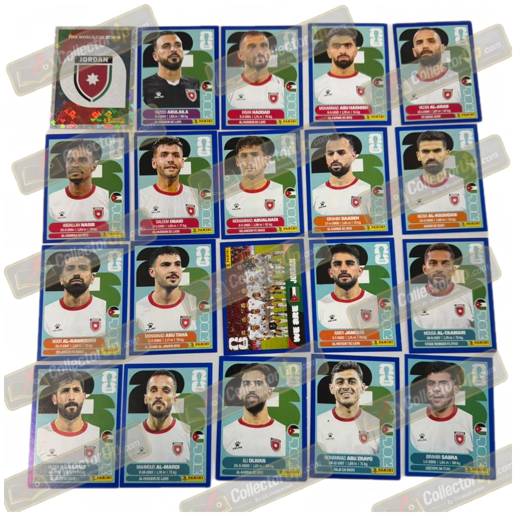 Jordan — Blue Parallel Full Team Set
