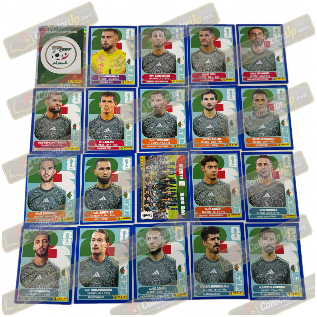 Algeria — Blue Parallel Full Team Set