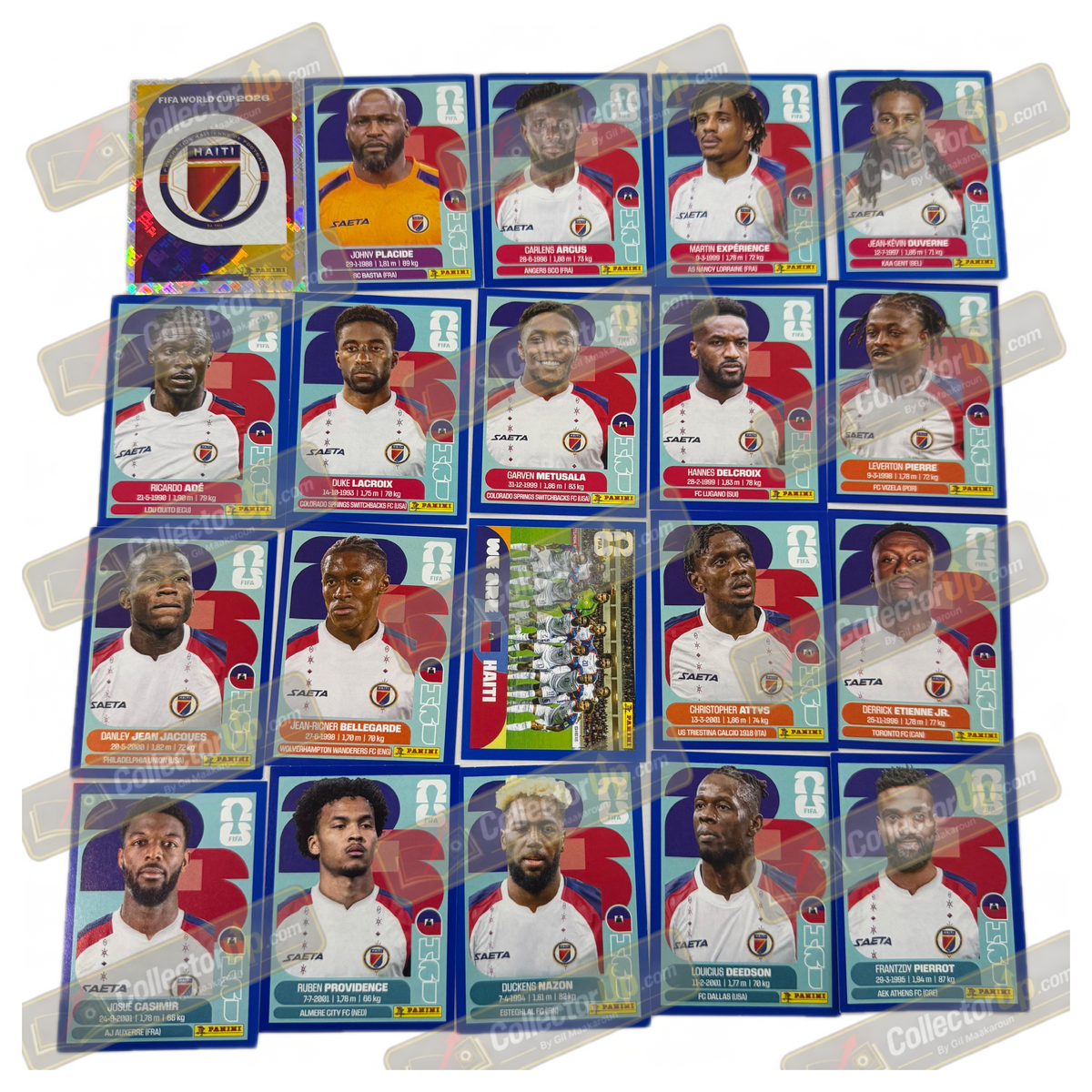 Haiti — Blue Parallel Full Team Set