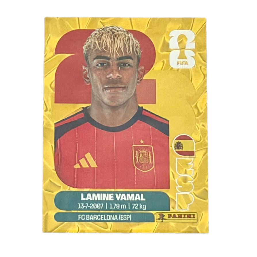 ESP15 Lamine Yamal — Gold Crumple Single