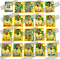 Brazil — Gold Crumple Full Team Set
