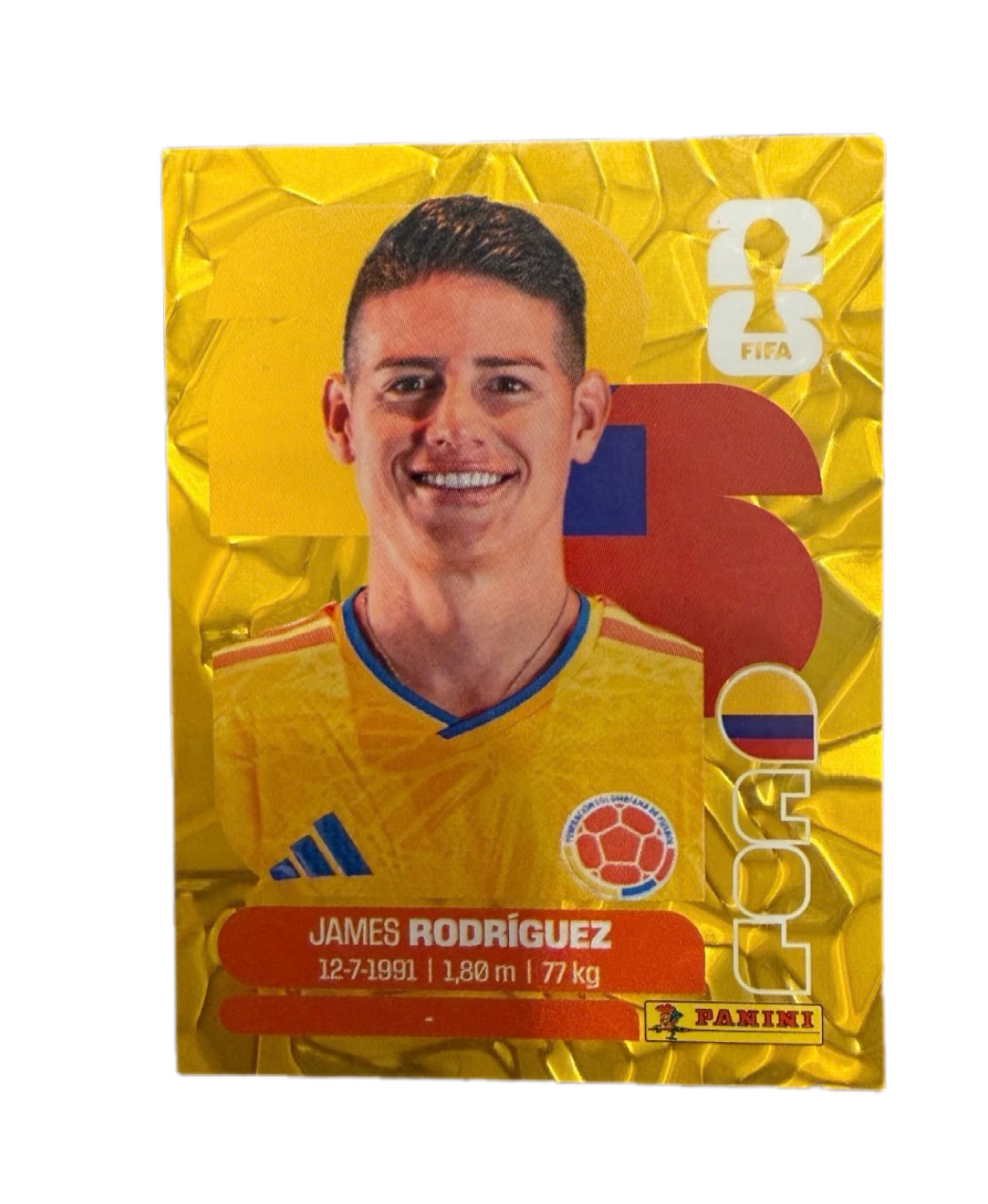 COL14 James Rodríguez — Gold Crumple Single