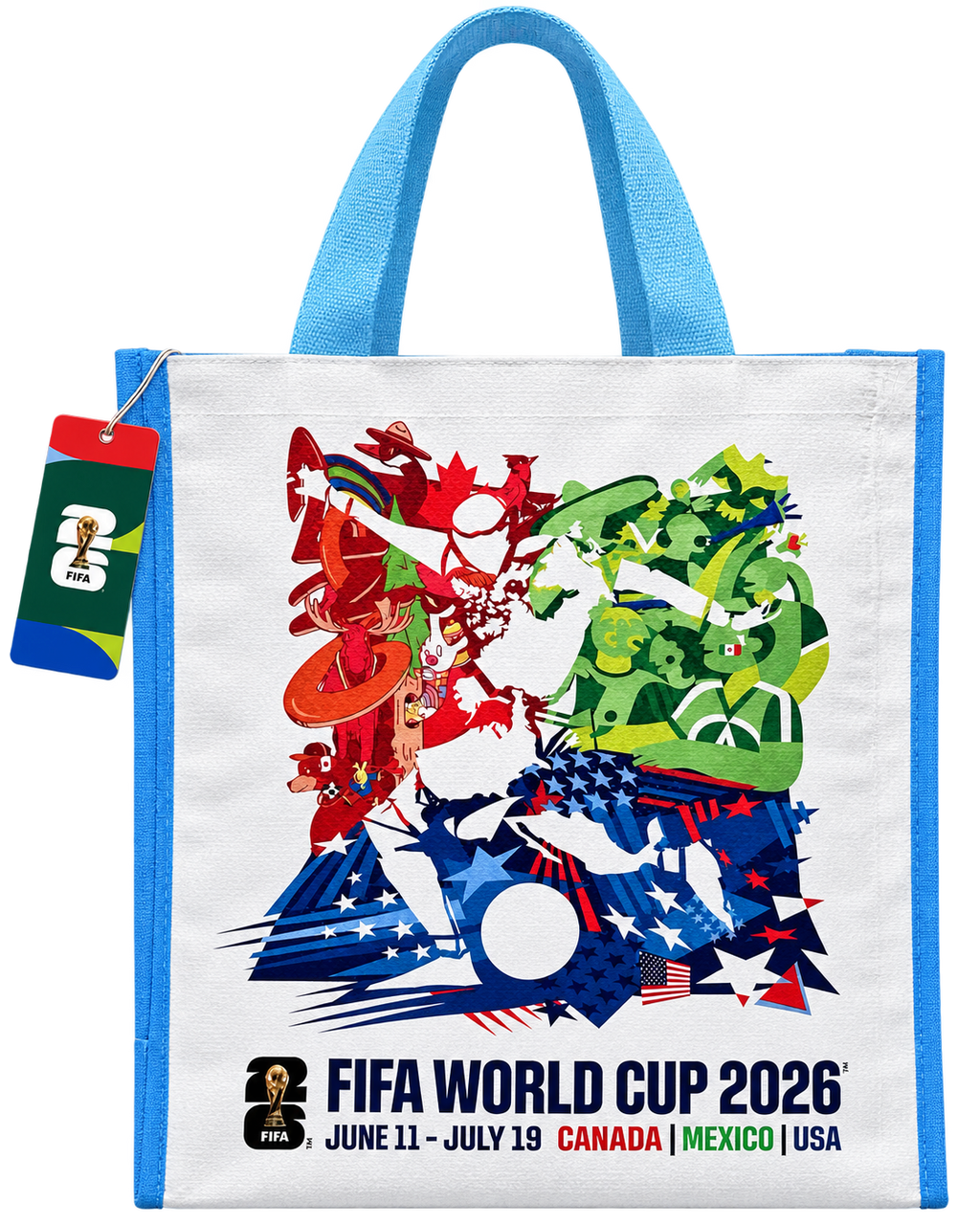 FIFA World Cup 2026 Reusable Tote Bag – 5 Design