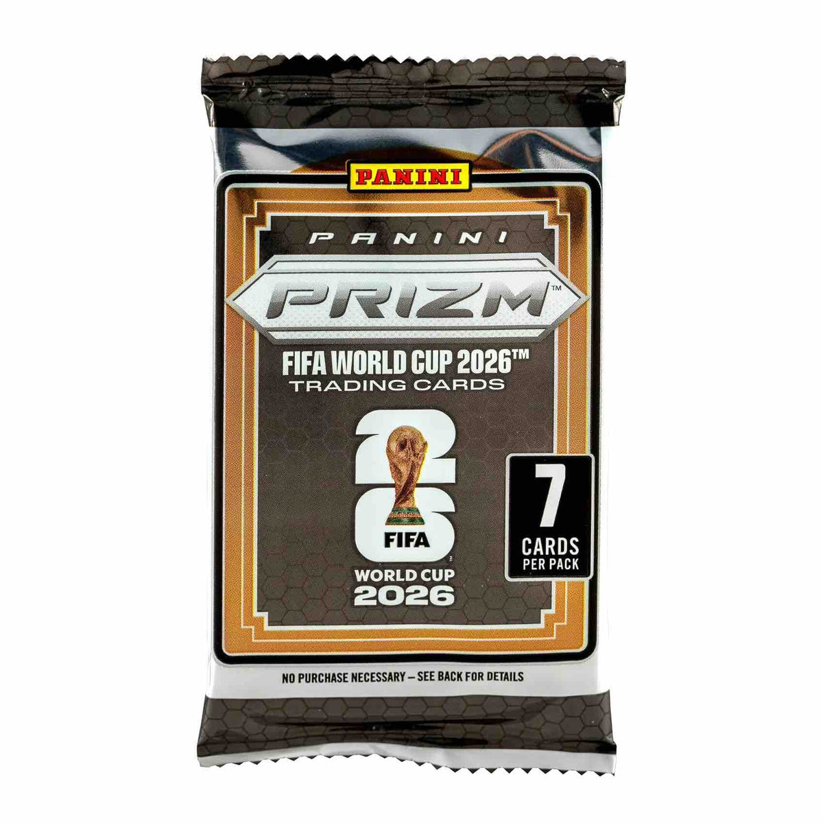 Panini 2026 FIFA World Cup Prizm Cards Mega Box PACK (7 Cards Each)