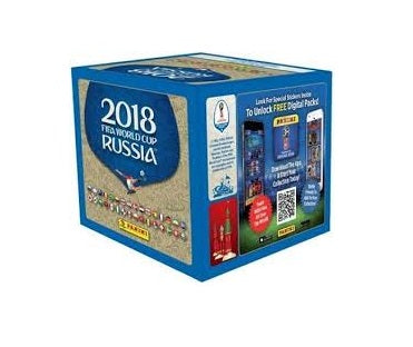 2018 Panini Russia 50 Pack Box - FIFA World Cup Stickers New