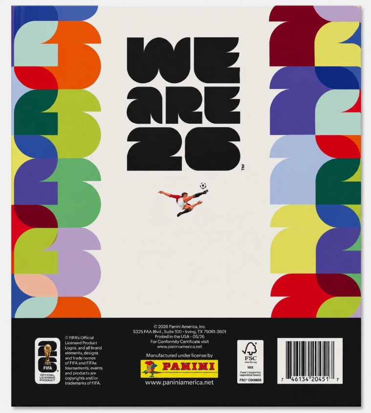 Panini FIFA World Cup 2026 Official Hardcover Album - USA Version