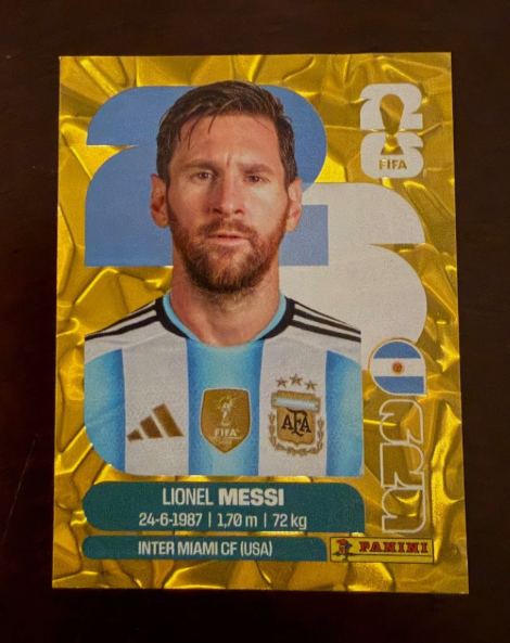 Panini FIFA World Cup 2026 Gold Crumple 50-Pack Box