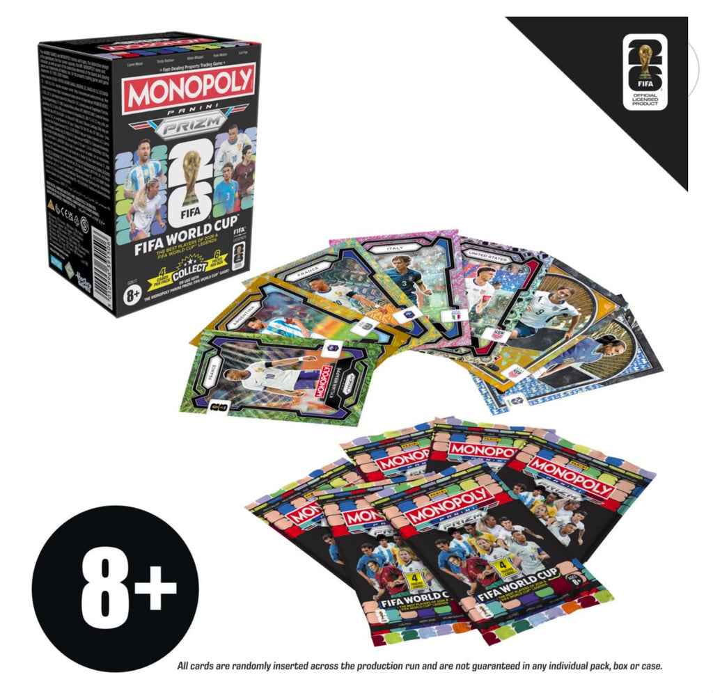 Monopoly Panini Prizm: Soccer Trading Cards Booster Box - World Cup